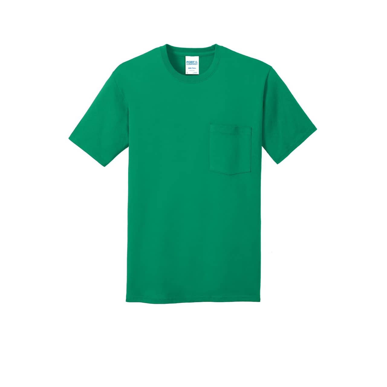 Port & Company® Core Cotton Pocket Adult T-Shirt